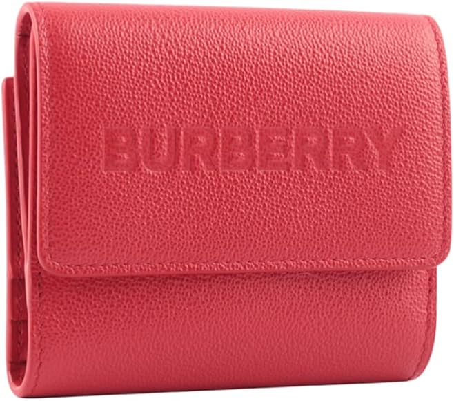 Amazon | [BURBERRY] (バーバリー) LUNA レザー ロゴ 二つ折り 財布  