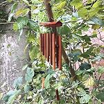 Large 65cm (25") 12 Tubes Double Antique Nature Bamboo Feng Shui Wind Chime Indoor Outdoor Wooden Melody Wind Bell