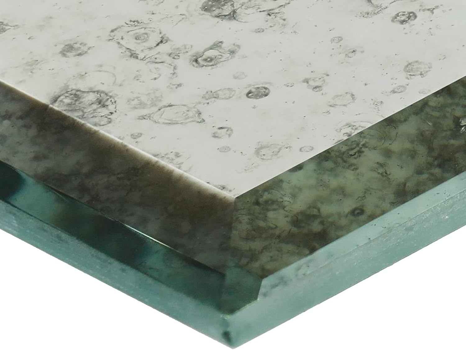Daltile Lavaliere 3" x 6" Natural Stone Bevel Wall Tile in Polished Antique Mirror (40 PC per Carton) (4.84 SQFT per Carton)