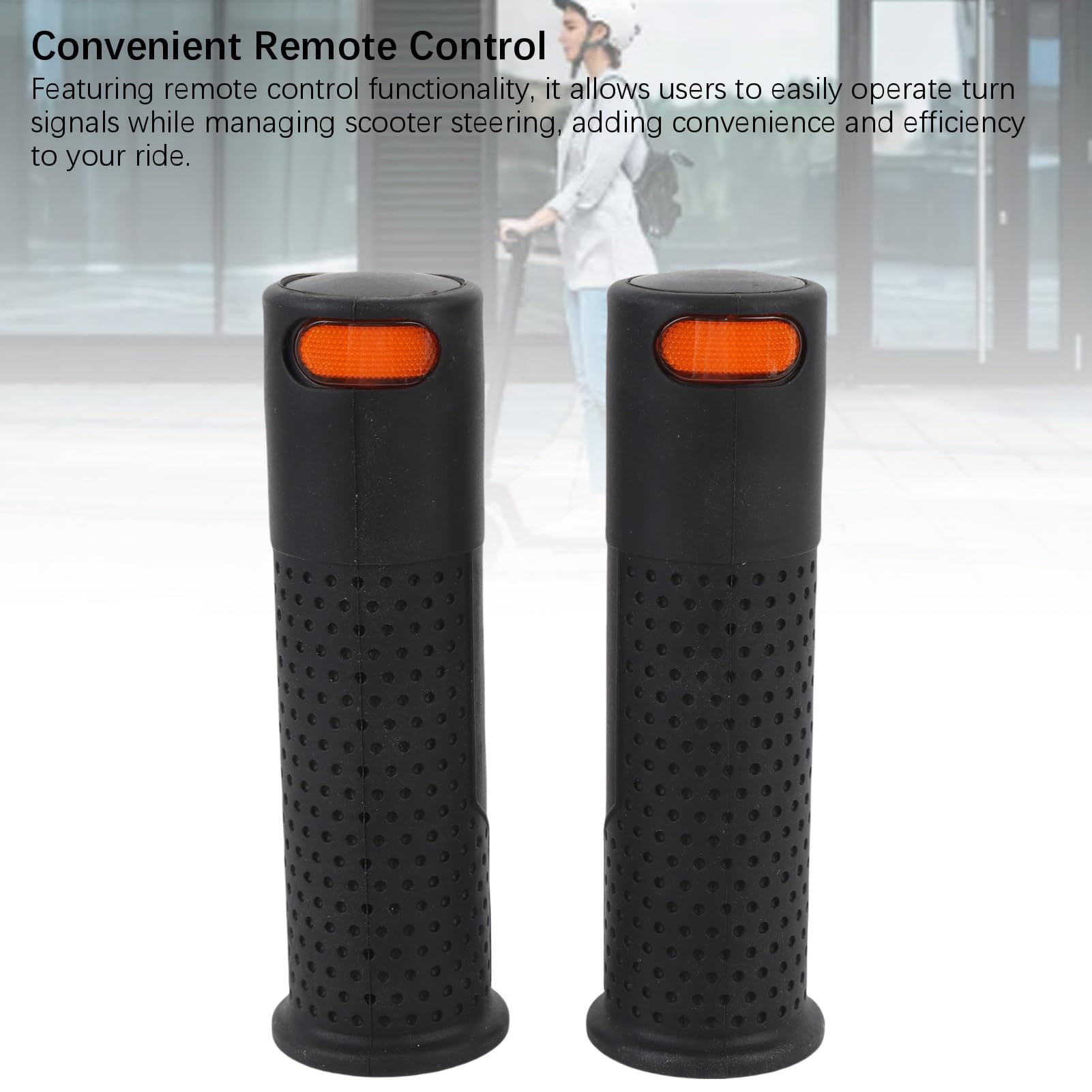 Generic Signal à Scooter électrique Signal Bright Rubber Grodbar Grips for M365 Remote Control Night Safety