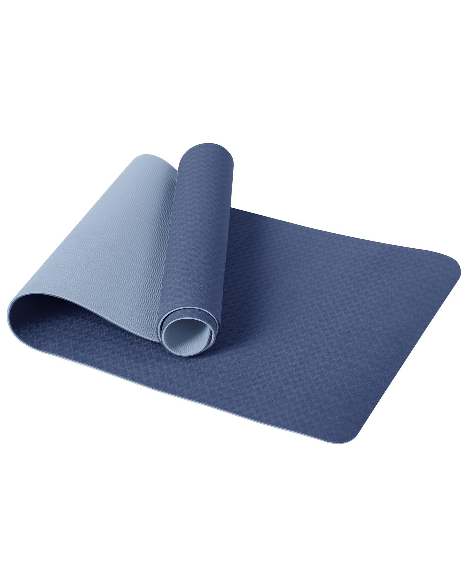 Good Nite Tappetino da ginnastica, yoga, fitness, antiscivolo, per allenamento, sport, turn, pilates, con tracolla, 183 x 61 x 0,6 cm