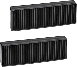 Filtro de carbón activado 5230W1A003C para microondas LMV1650ST LMV2031SB, malla de tela de extracción, pieza de repuesto para purificador de aire de cocina fácil de instalar, color negro, 25 x