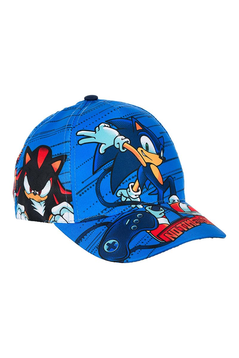 Sonic The Hedgehog Cappello Baseball per Ragazzi, Sonic Spike Shadow Dr Eggman Berretto Estivo Design Classico per Bambini