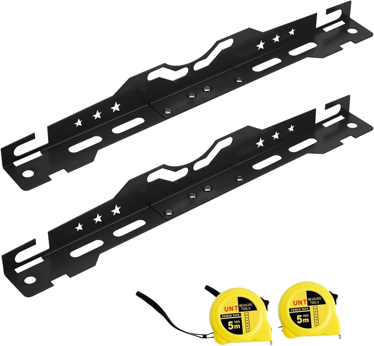 Wheel Alignment Tool with 2pcs Tape Measure Toe Alignment Tool Plates Car Repairing Tools Toe Plates for Truck SUV Pressure Wheel Calibration Tool