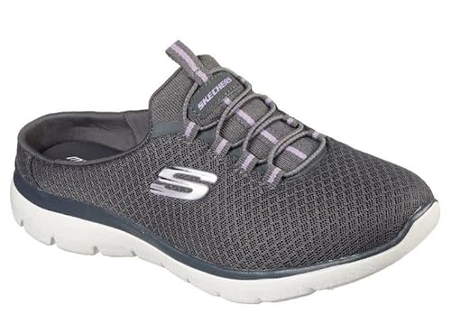 Skechers Women's Summits Swift Step-Charcoal/Lavendar