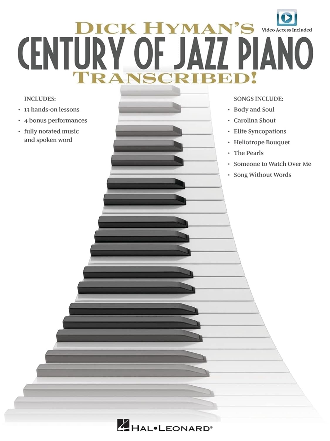 Dick Hyman's Century of Jazz Piano - Transcribed! Book/Online Audio
