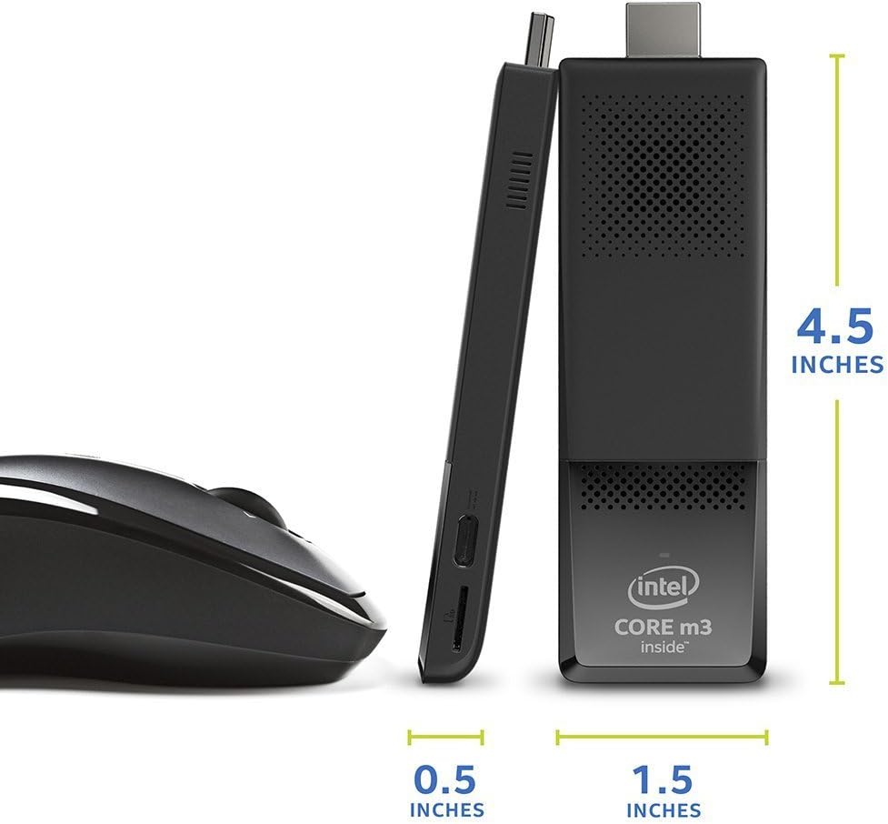 Intel Compute Stick CS325 Computer with Intel Core m3 processor and Windows 10 (BOXSTK2m3W64CC)