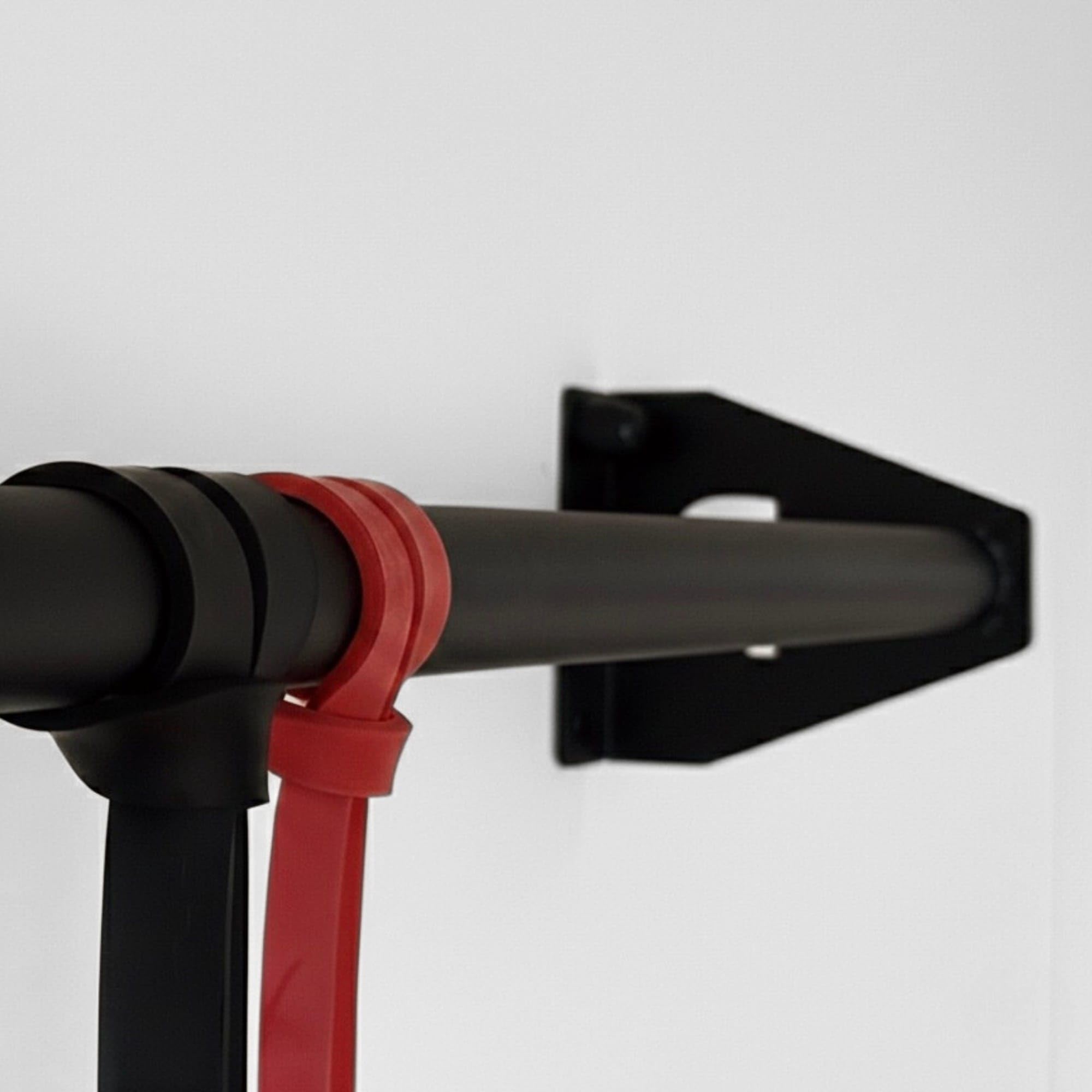 Barra per trazioni da parete – Salvaspazio, in acciaio su telaio della porta fino a 180 kg, 101 cm, fi34 Calisthenics Equipment per la casa