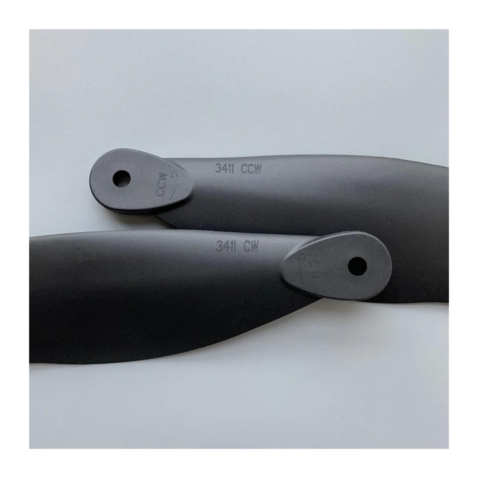 Hélices de Dron nailon y fibra carbono 3411 compatibles con accesorios piezas Motor potencia Hobbwing X9(2pcs CW and CCW)