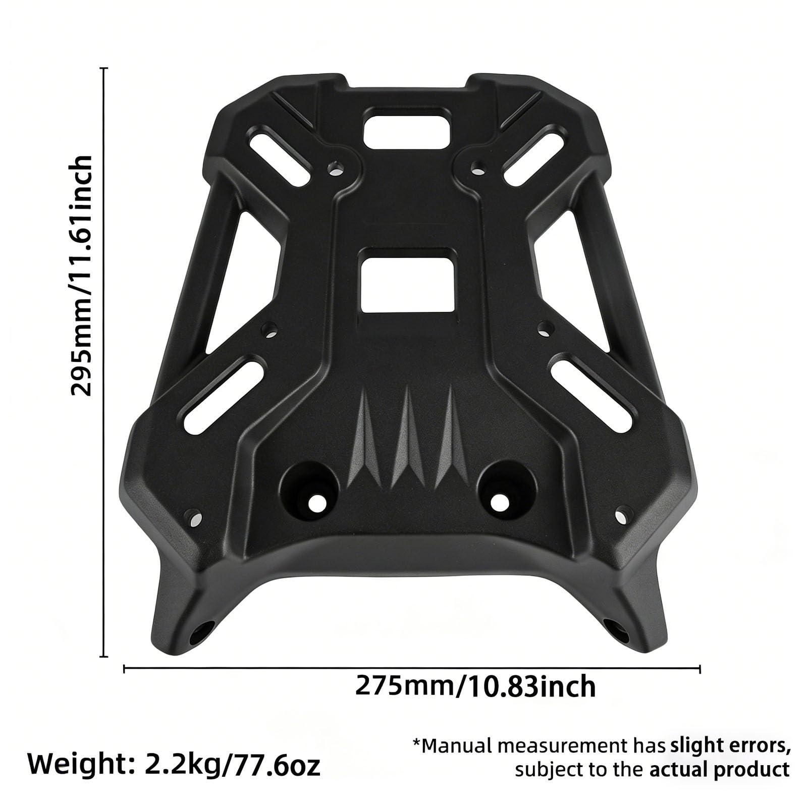 Generic Portapacchi Posteriore per Moto per ZONTES 368G Resistente Supporto per Bagagliaio in Lega di Alluminio per Lunghi Viaggi e Spostamenti Quotidiani