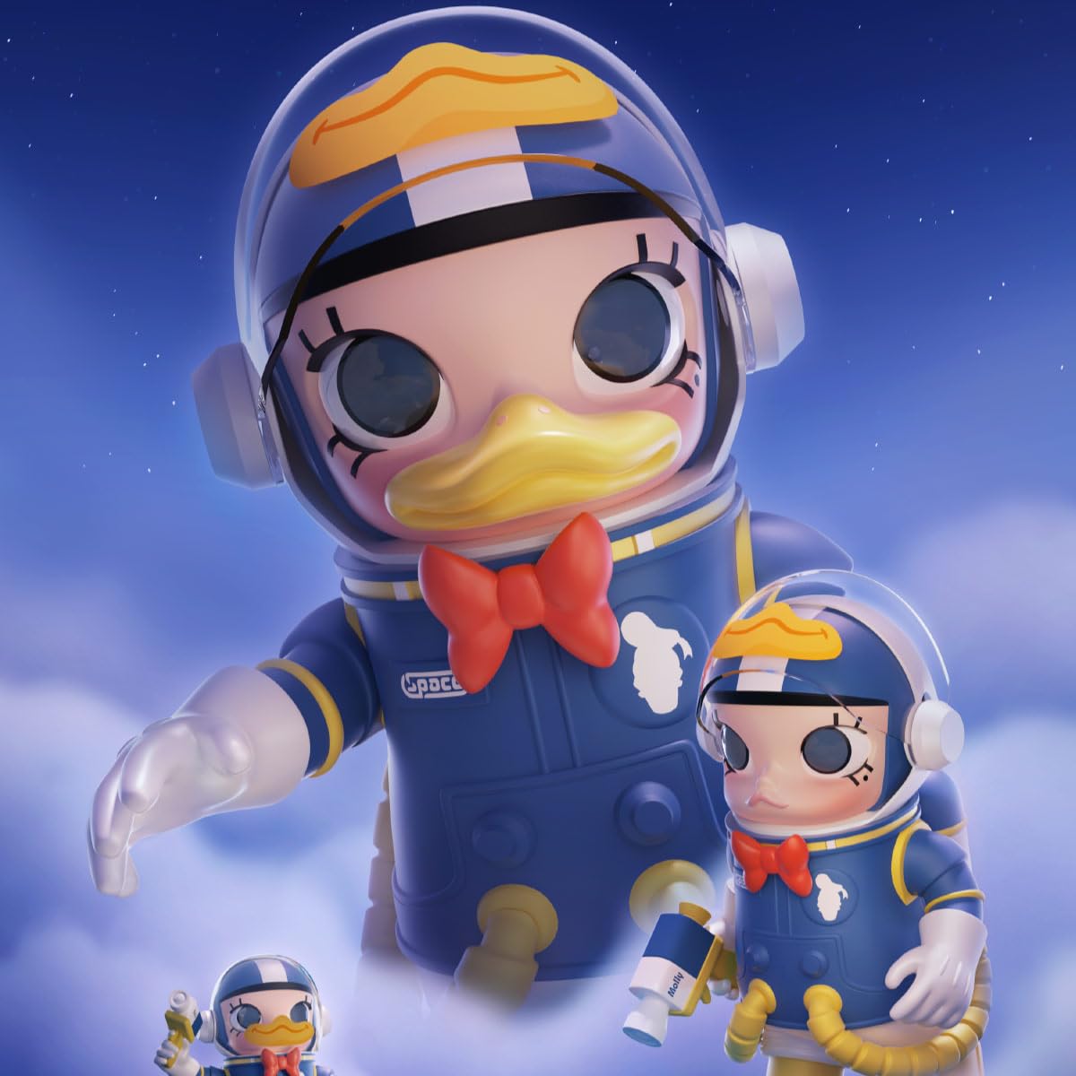 Amazon.co.jp: POP MART MEGA コレクション 400% SPACE MOLLY Donald 