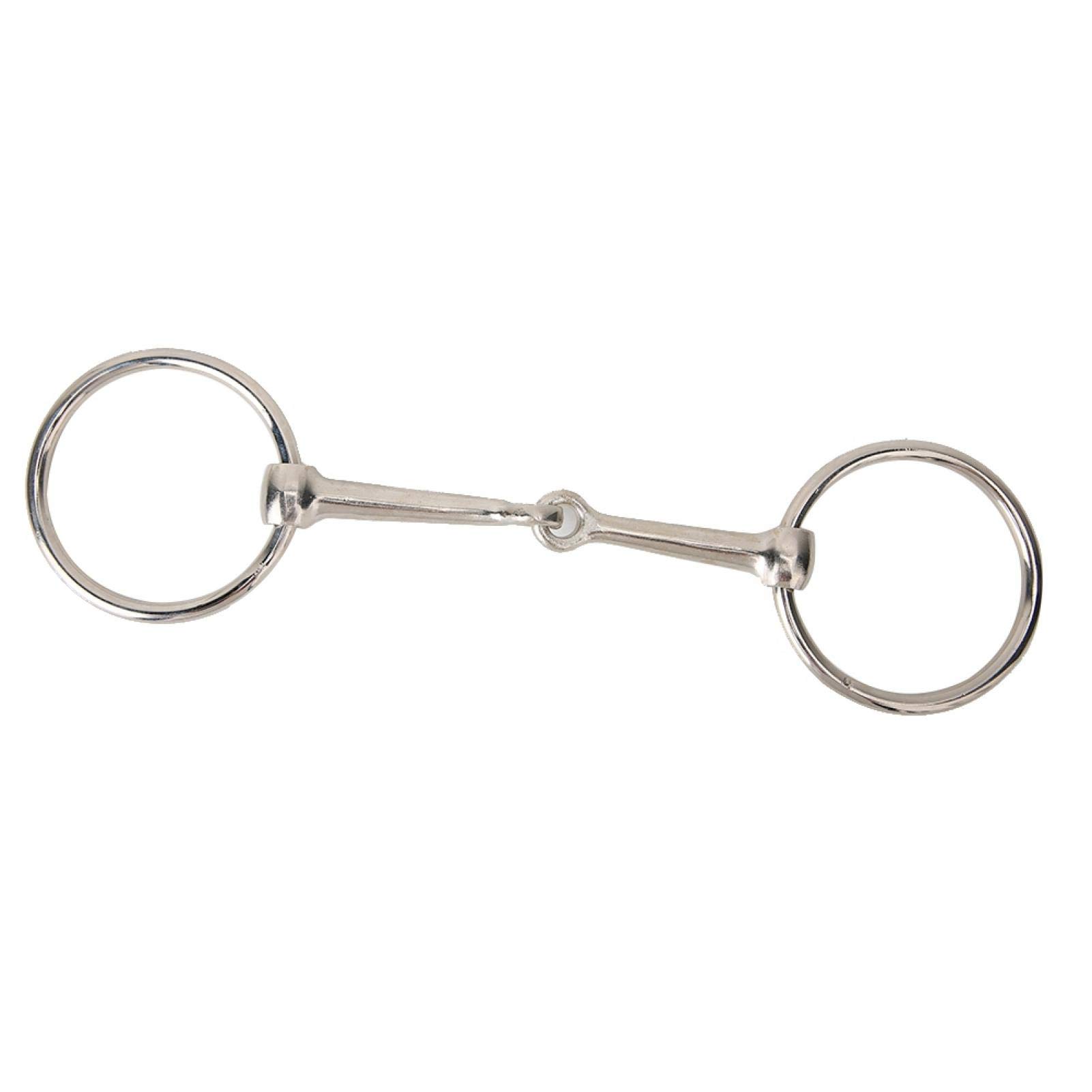 Filetto ad Anello per Cavallo in Ferro Bocca snodata Cava per Forniture equestri