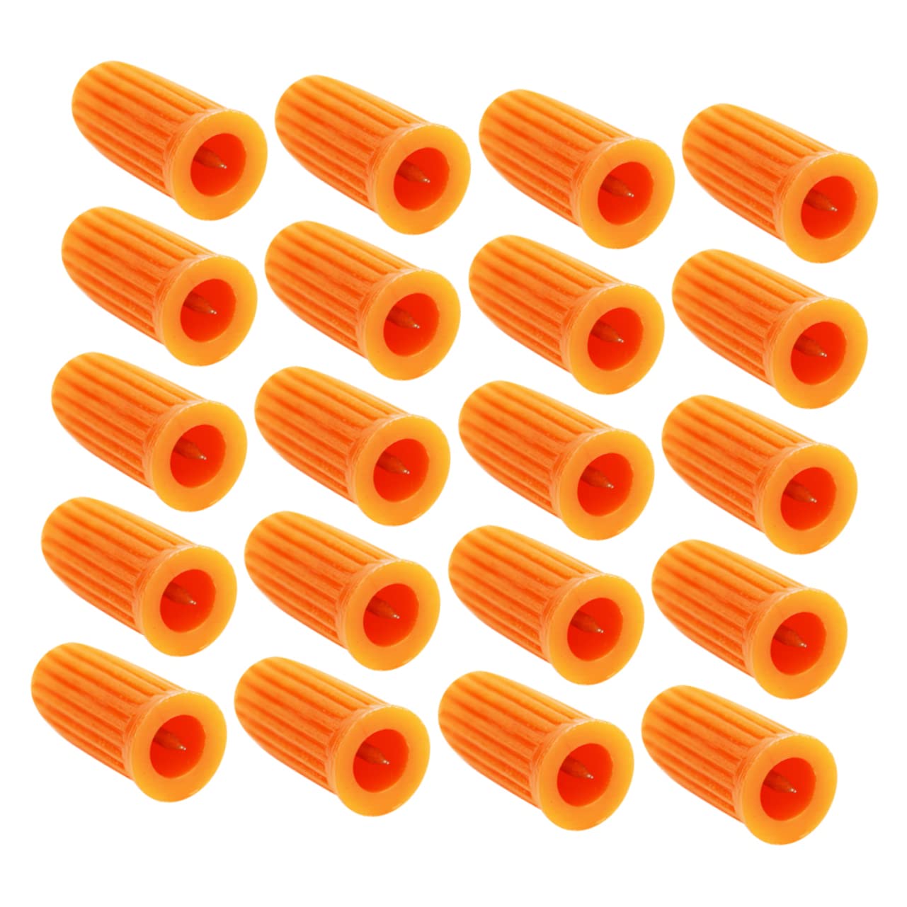 minkissy 20pcs Eyelash Glue Bottle Nozzle Covers Lash Glue Replacement Heads Easy to Use