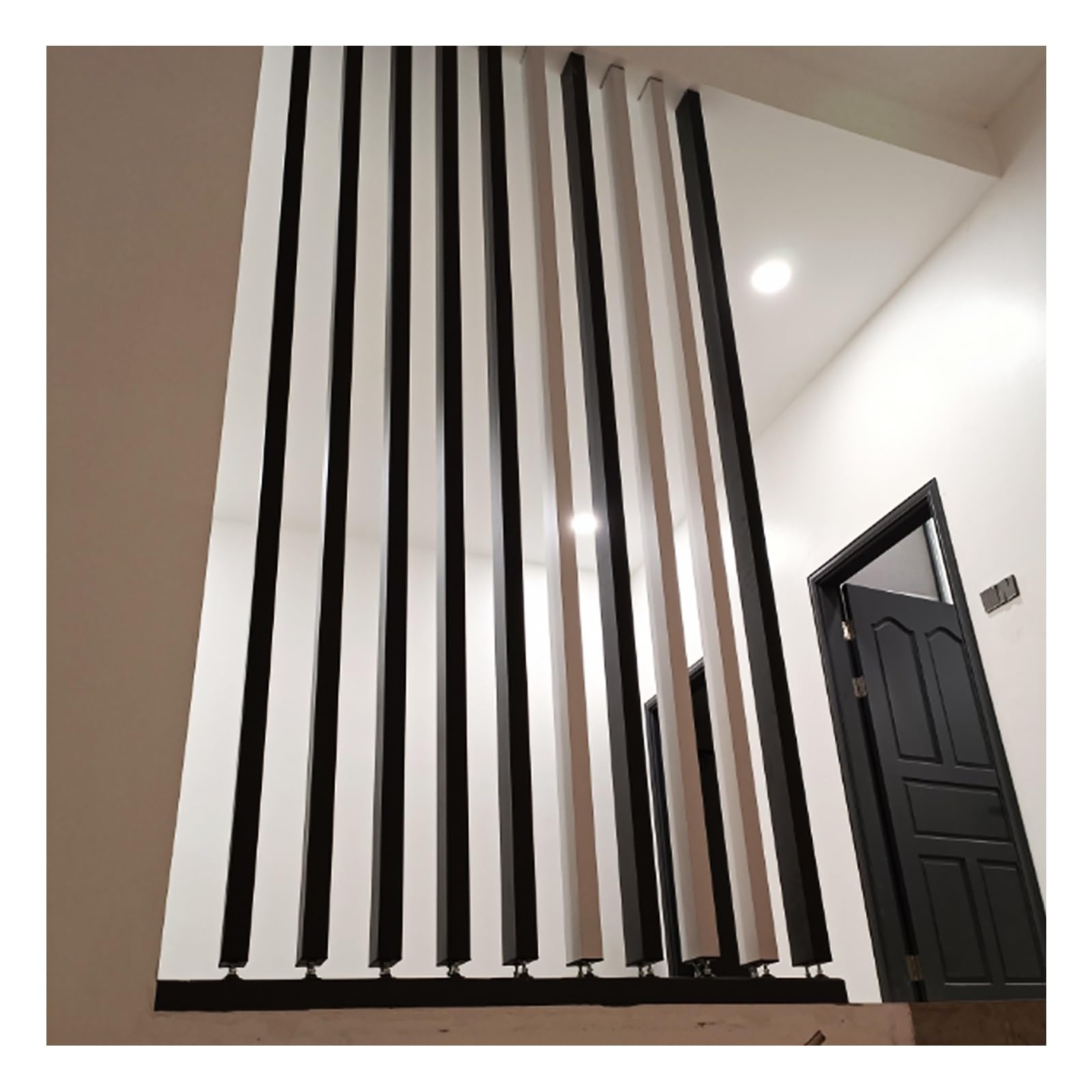 Room divider column,Entrance Hall Partition Screen Column Floor to Ceiling,Adjustable Indoor Hollow Decor Grille Column,Hollow Decor Column,for Studio/Apartments/Teahouse(7-pcs,165cm/64.9in/5.41ft)