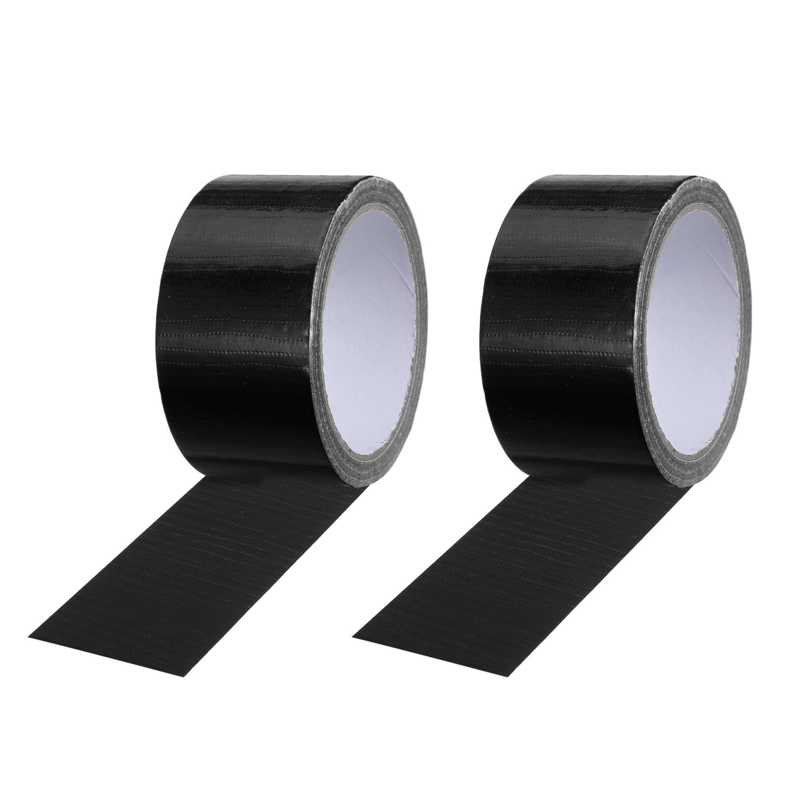 PATIKIL Pickleball Court Tape 2 in x 16 Yard (49 Ft), 2 Pack Waterproof Outdoor Court Line Tape Floor Marking Tool Matte for Gym Driveway Backyard, Black