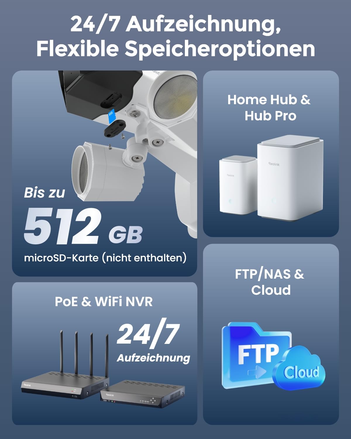 Reolink 4K Floodlight Überwachungskamera, 180° Weitwinkel, 2,4/5 GHz WLAN | Kamera Outdoor mit Smarte Beleuchtung, Personen-/Fahrzeug-/Tiererkennung, IP67, Wired Außenkamera, Duo Floodlight WiFi