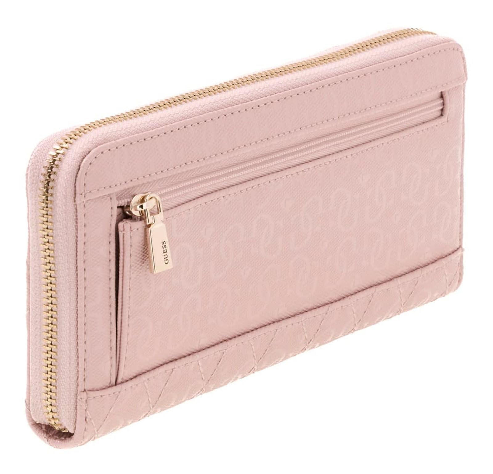 GUESS Monedero Tamara SLG Zip Around Wallet Light Pink Rosa