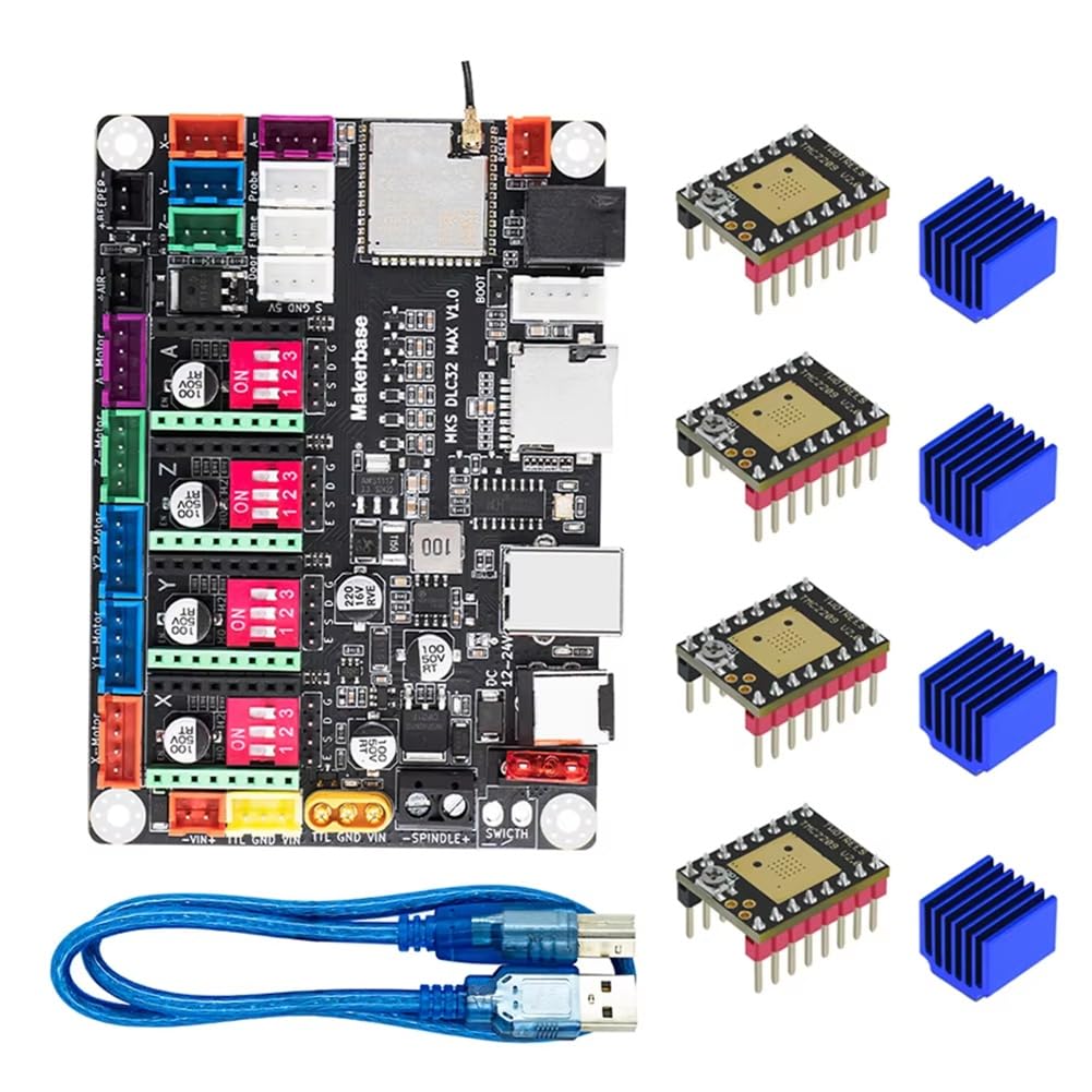 Pagjhrfjg Black Mks Dlc32 Max Motherboard Lasers Engraving Machine 4 Controller For Cnc Woodwork Engraver Parts