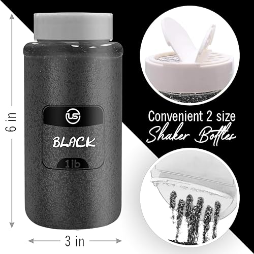 Miniatura 2 de Purpurina negra de 1 libra, purpurina para resina, purpurina para manualidades, purpurina fina para álbumes de recortes, purpurina para manualidades