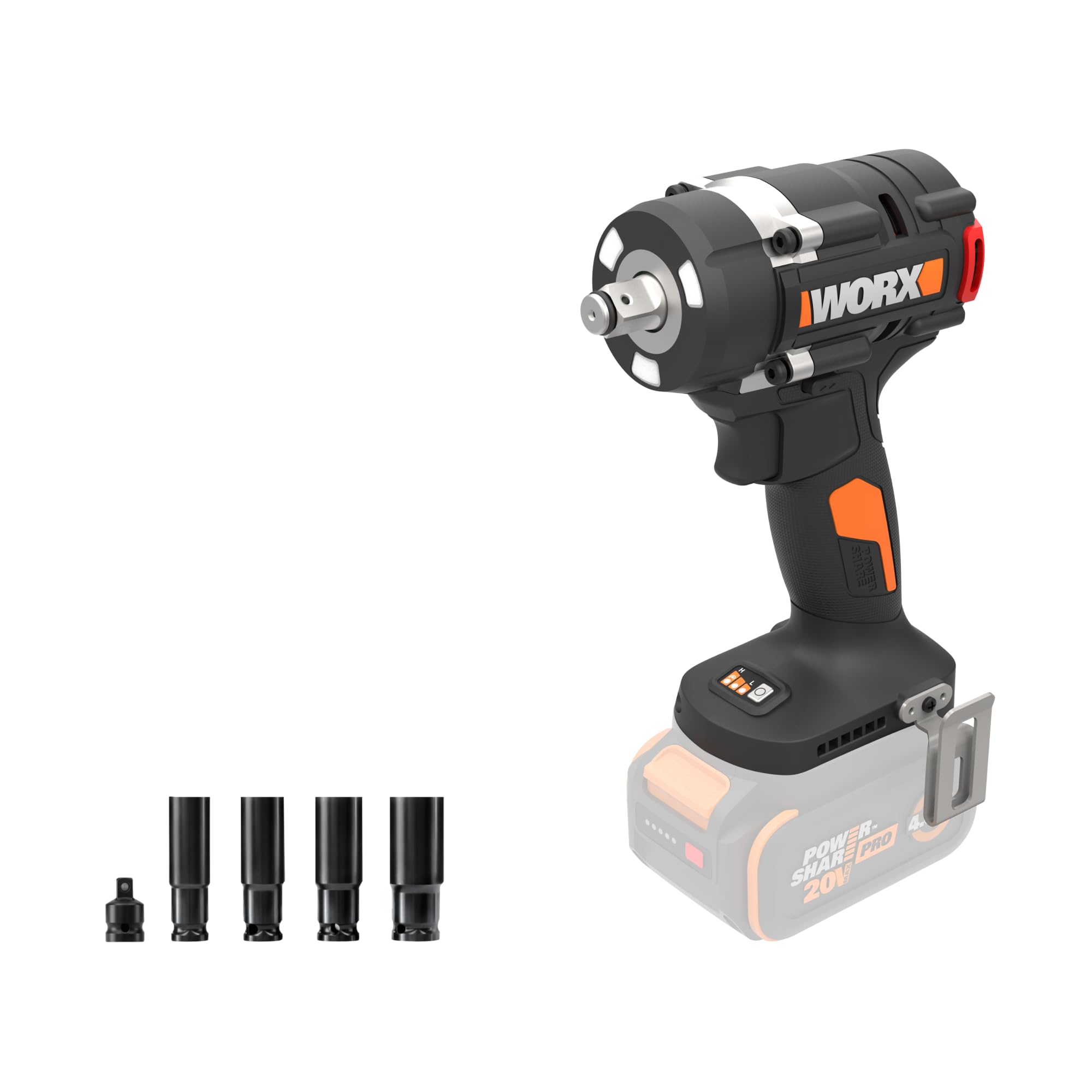 WORX Avvitatore a percussione a batteria 20V Brushless, WX273L.9