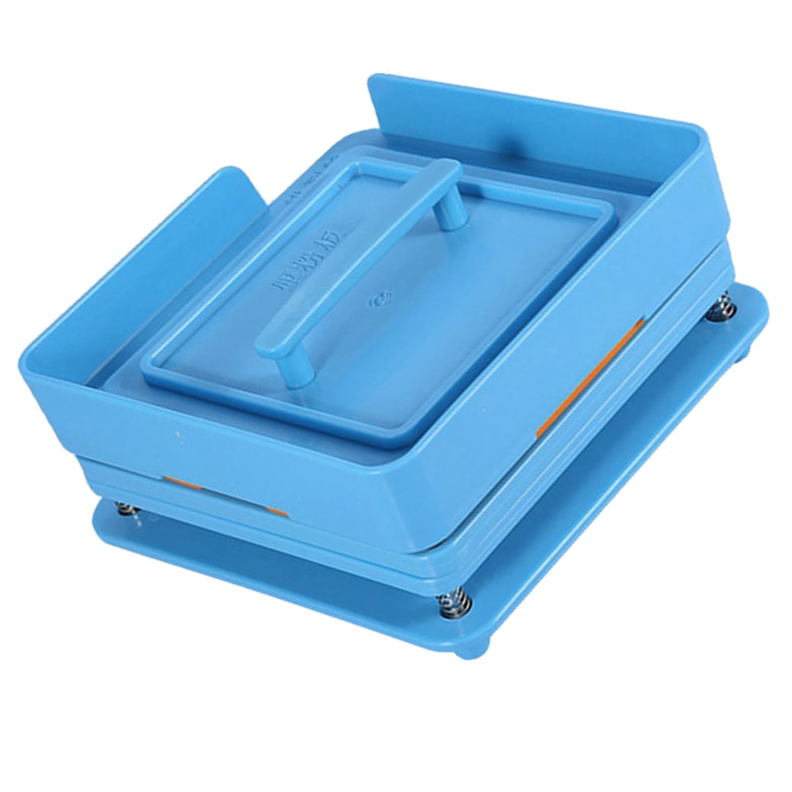 Ejoyous Riempitrice di Capsule 100 Fori (00#), Riempitrice per Capsule Facilmente e Rapidamente Manuale Senza Parabola per Polvere per Clinica Ospedaliera, Blu