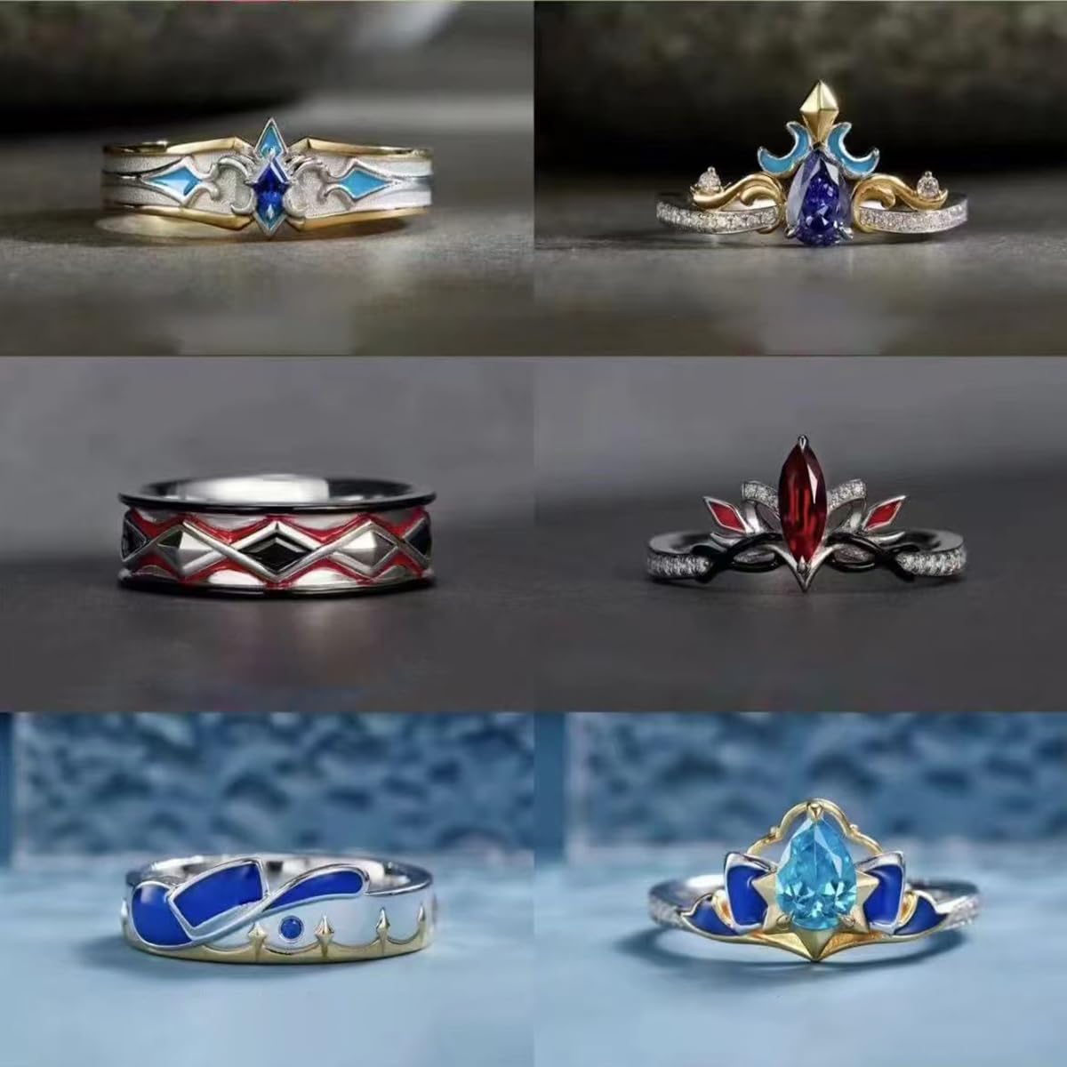 Amazon.co.jp: 原神 げんしん リング 指輪 フリーナ ヌヴィレット 
