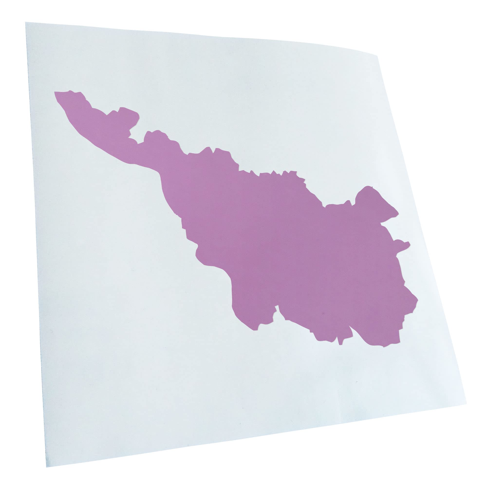 Kiwistar - Car Sticker - Lilac - 30 x 21 cm Bremen Germany Silhouette - Rear Window Car Sticker Weatherproof for Car Truck Moped Truck - Sticker Exterior Self-Adhesive Tuning Accessories for Windows