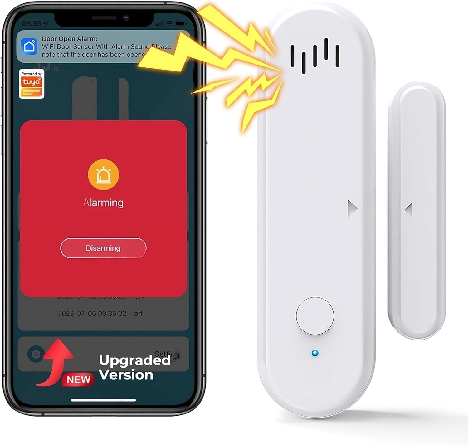 NALACAL Window Alarm Sensors, Door Alarms for Kids Safety, Smart Home