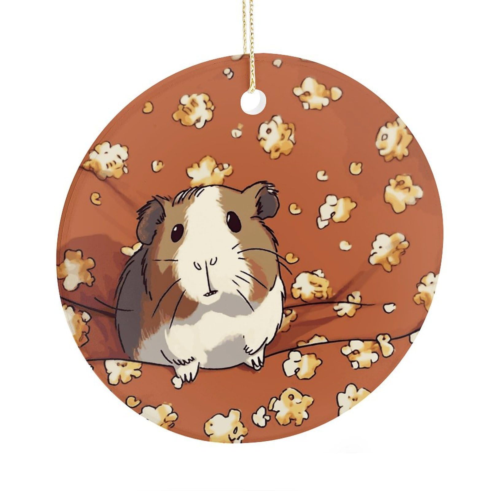 Adfgyerh Style Smiling (15) Ceramic Circular Pendant,2.9 Inch，Hanging Ornament，Gift Exchange Idea Round Ceramic Ornament,For Mom And Daughter，For Home Indoor Outdoor Decor.