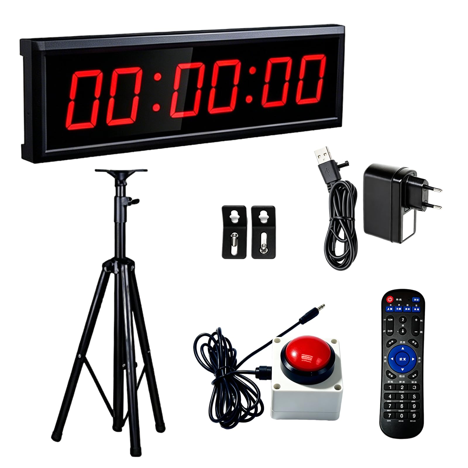 Timer per conto alla rovescia, timer da palestra da 5,8 cm, conto alla