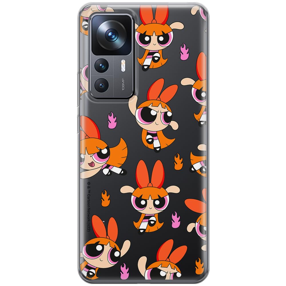 ERT GROUP mobile phone case for Xiaomi 12T/ 12T pro/ K50 Ultra original and officially Licensed The Powerpuff Girls pattern 007 adapted to the shape of the mobile phone, partially transparent