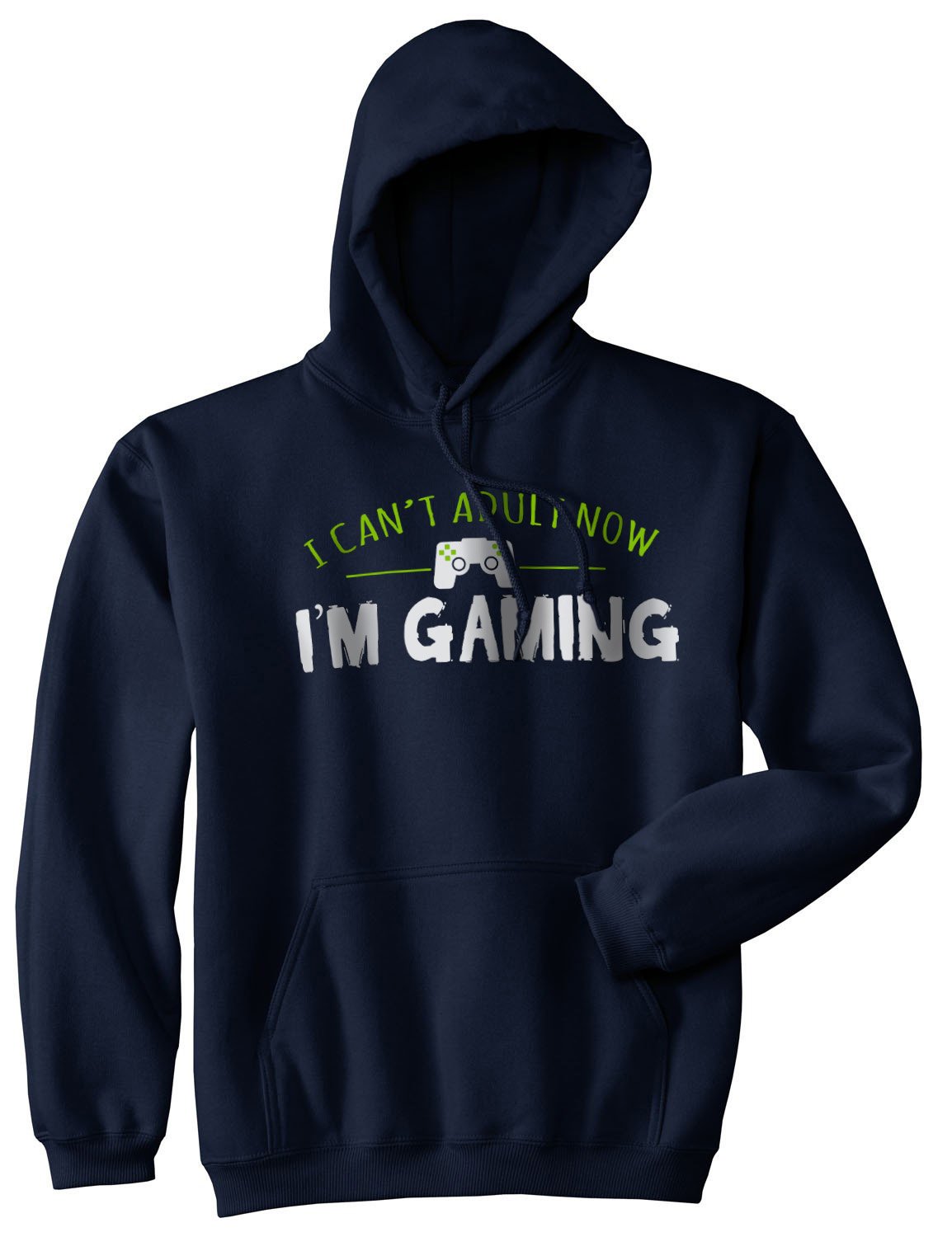 Crazy Dog T-Shirts I Cant Adult Im Gaming Funny Video Game Sweater Nerdy Novelty Cool Gamer Hoodie