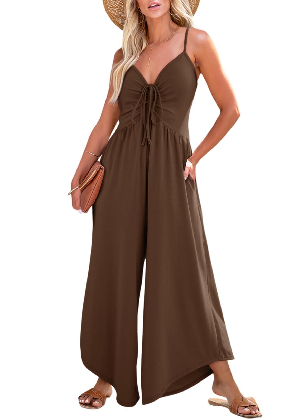 Dokotoo Spaghetti Strap Jumpsuit