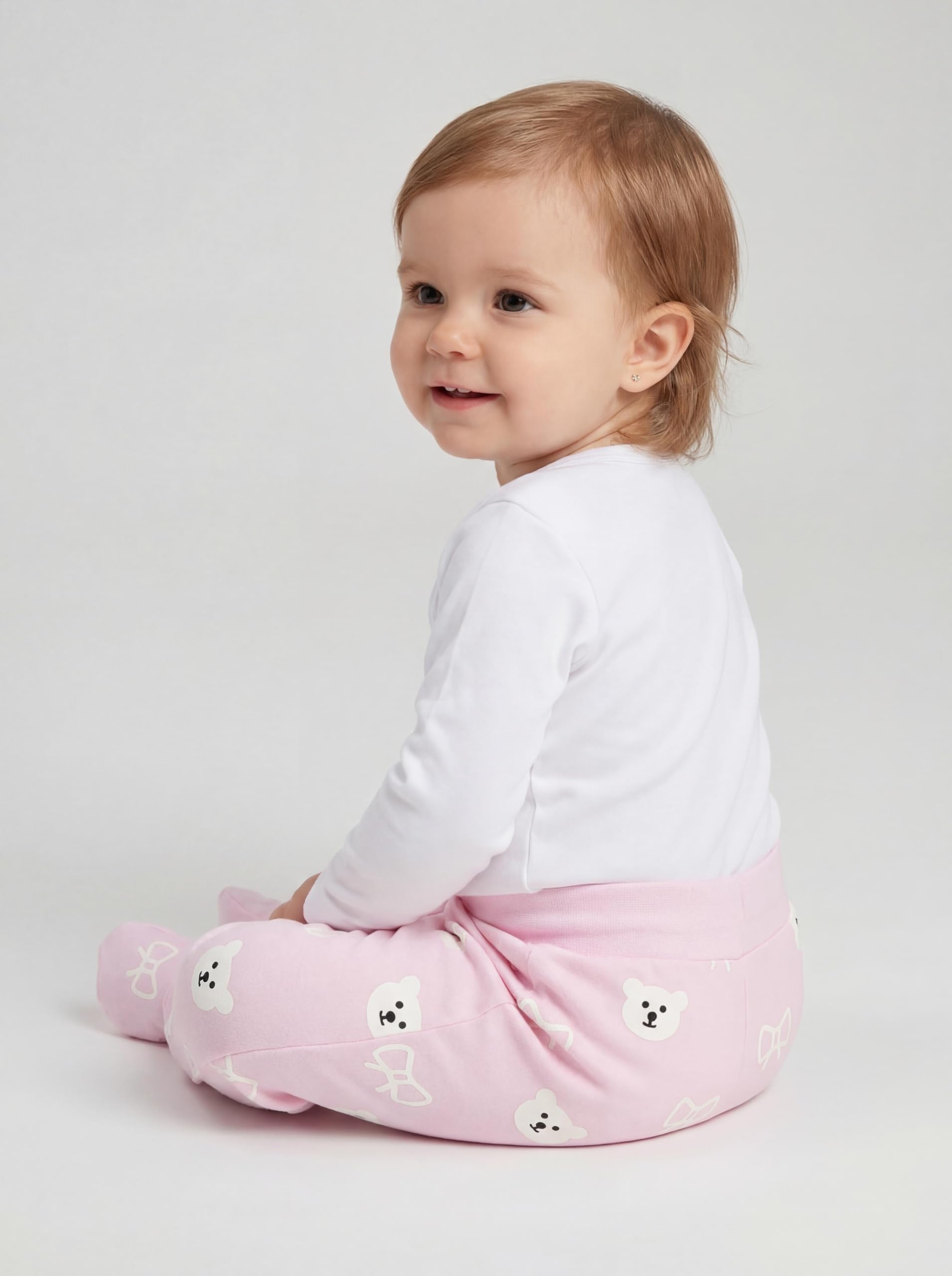 TupTam Pantalón con Pies de Bebé NIños NIña Pack de 5 - 5