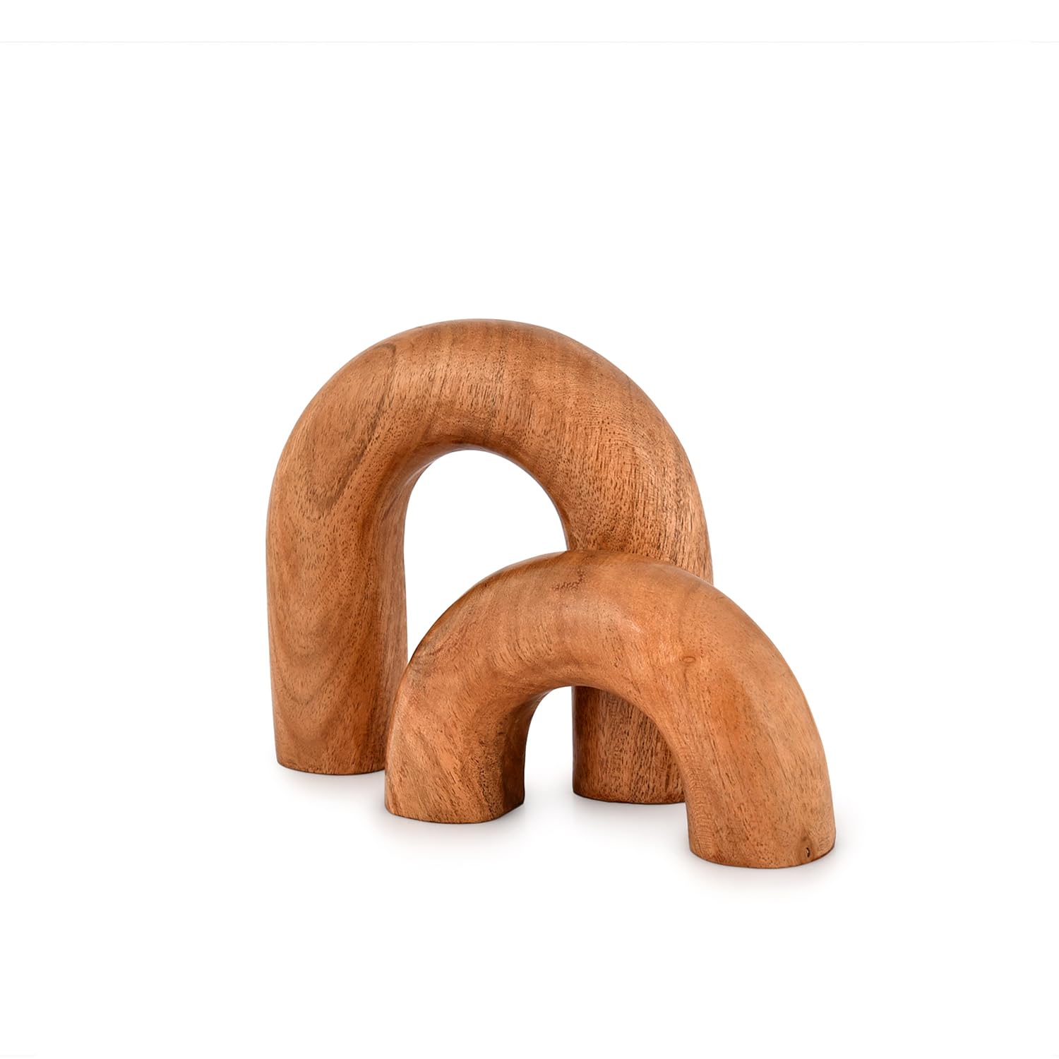 Coffee Table Acacia Wood Minimalist Neutral for Home Office Coffee Table Bookshelf Living Room Top Bookshelf Decor Boho