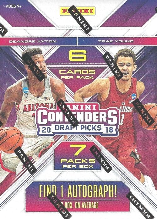 2018/19 Panini Contenders Draft Picks Basketball Factory Sealed Retail Box with AUTOGRAPH! Look for Rookies & Auto’s of Deandre Ayton, Luka Doncic, Trae Young, Marvin Bagley & Many More!