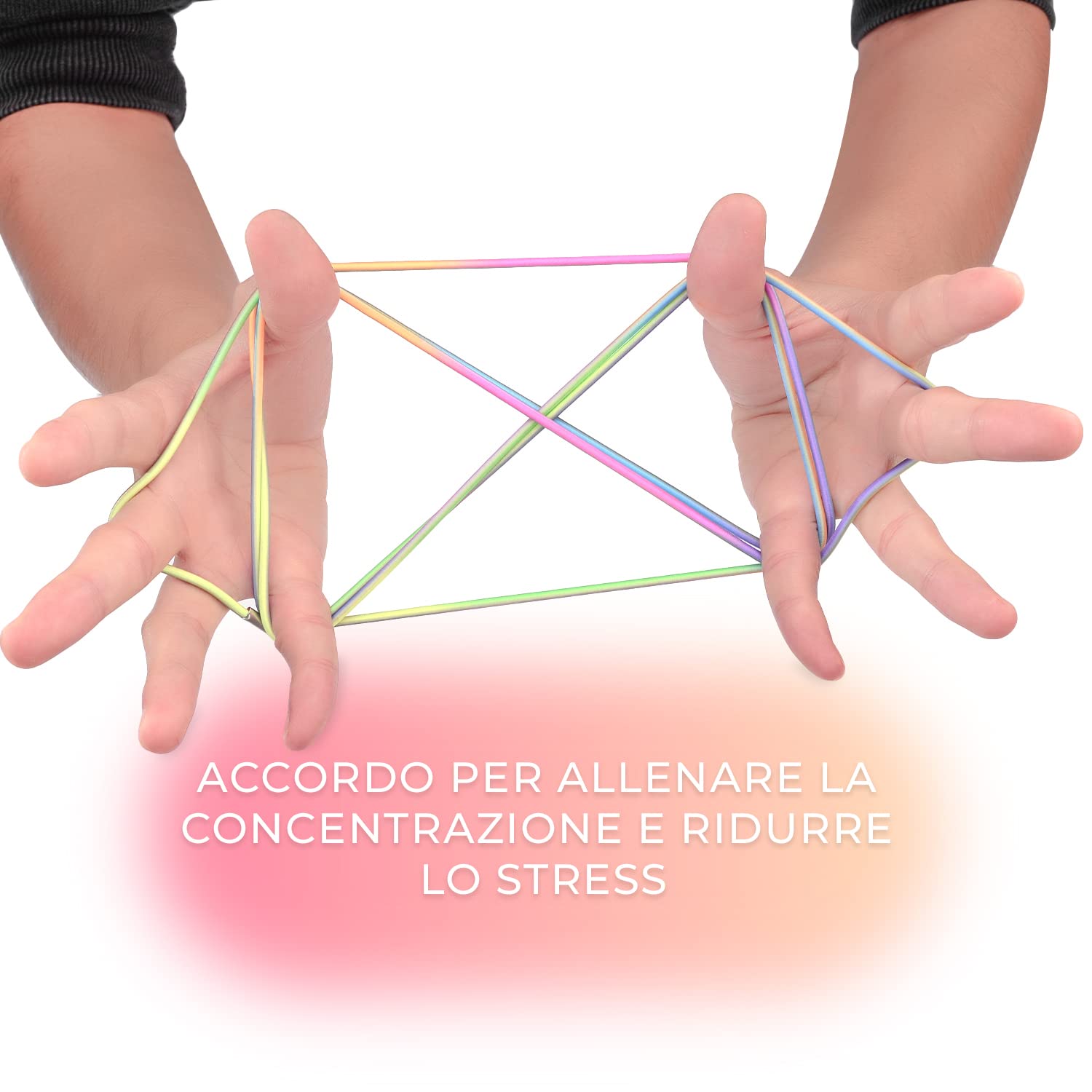 Kleintober Premium Finger Twist - Gioco di fili per bambini, con istruzioni video (lingua italiana non garantita)