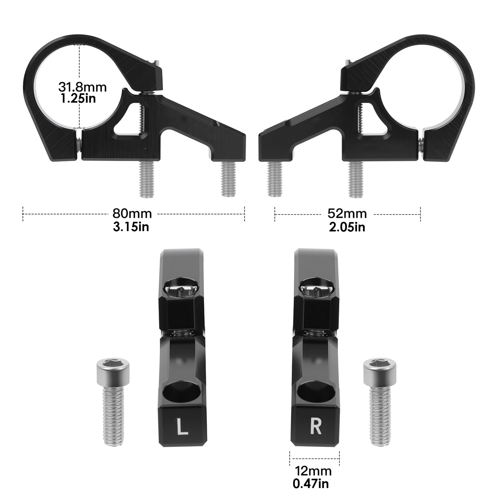 Zacisk do Rowerowego Mostka Direct Mount | Komputerki Do Bezpo?redniego Monta?u Z Zaciskiem Kierownic? - Precyzyjne Akcesorium Aluminiowe dla Wymagaj?cych Doros?ych Pocz?tkuj?cych