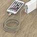 JOTO (3.3ft) Long Lightning to USB Cable Compatible with iPhone 12 11 XS Max XR X 8 7 6S Plus SE iPad 10.2 9.7 Mini 4 iPod, [Heavy Duty Nylon Braided] Lightning Cable Data Sync Charge Cable -Silver