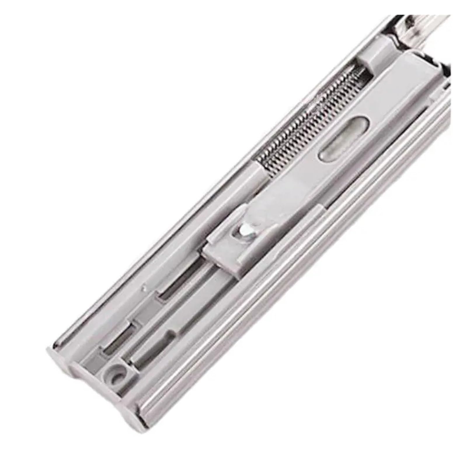 Guida per cassetto a tre sezioni con guida in acciaio inossidabile ispessita da 45 cm, guida ammortizzata con rimbalzo idraulico, guida ammortizzata (slitta tampone da 20,Buffer Slide-20 inches