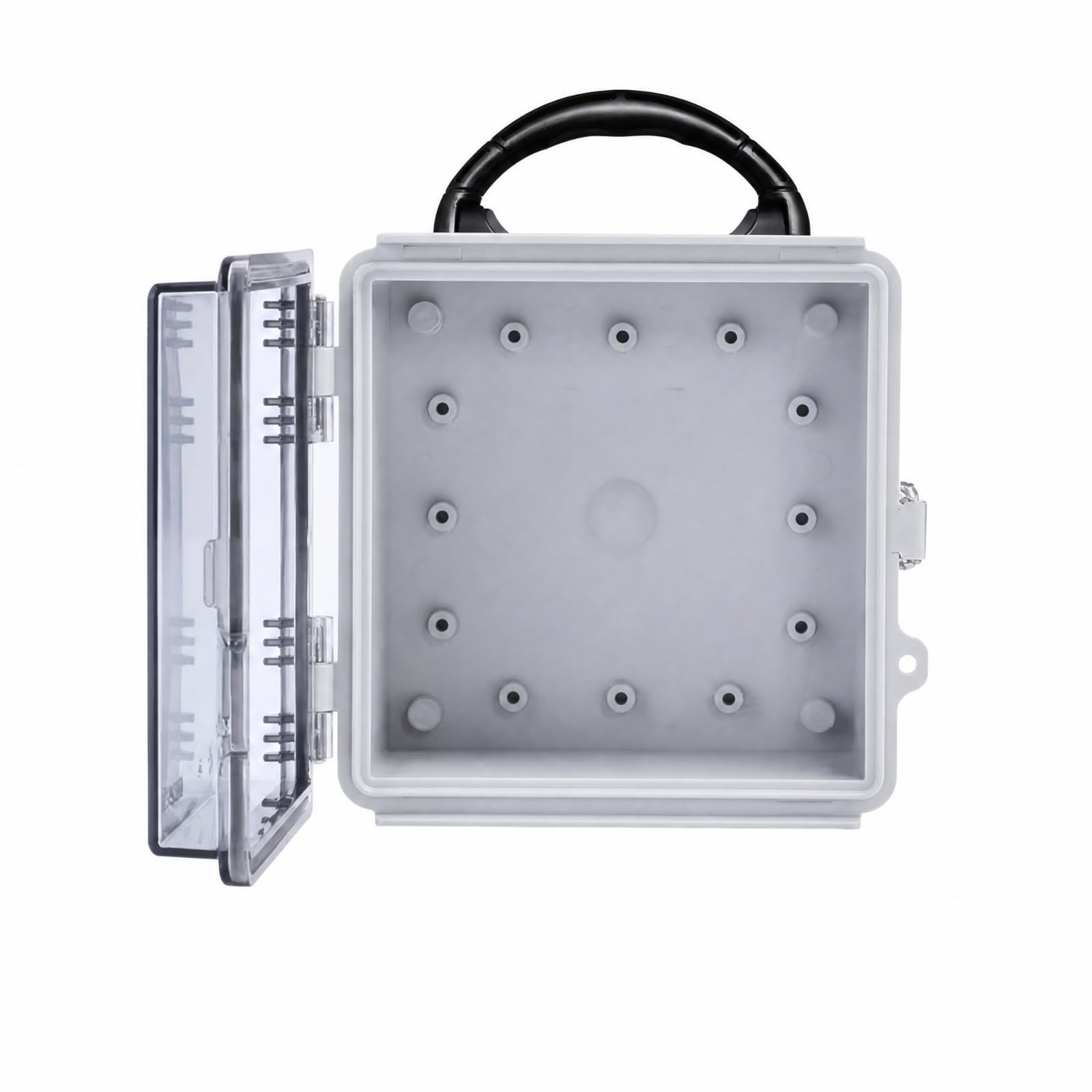 Contenitore Stagno IP66 in Impermeabile Scatola Elettrica con Coperchio Trasparente Incernierato Durevole mpianti Elettrici, 150x120mm
