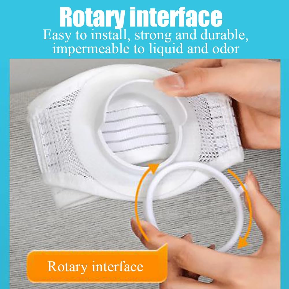 Cinturón de Soporte para ostomía, para Bolsa de ostomía Fija Previene la Hernia paraestomal Cinturón de Soporte para Hernia Unisex Cinturón para Hernia,4.5cm