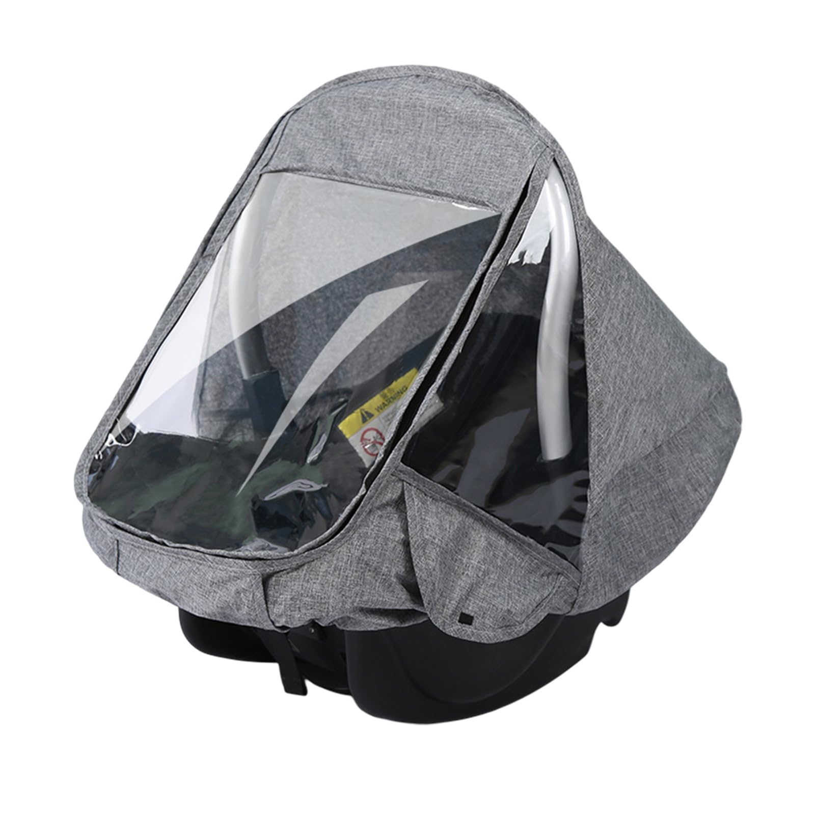 Protector de Lluvia para Silla Coche Cubierta Universal para la Lluvia Burbuja de Lluvia Universal Cubierta para Lluvia Transparente Burbuja Lluvia Universal Accesorio para Asiento de Coche (Gris)