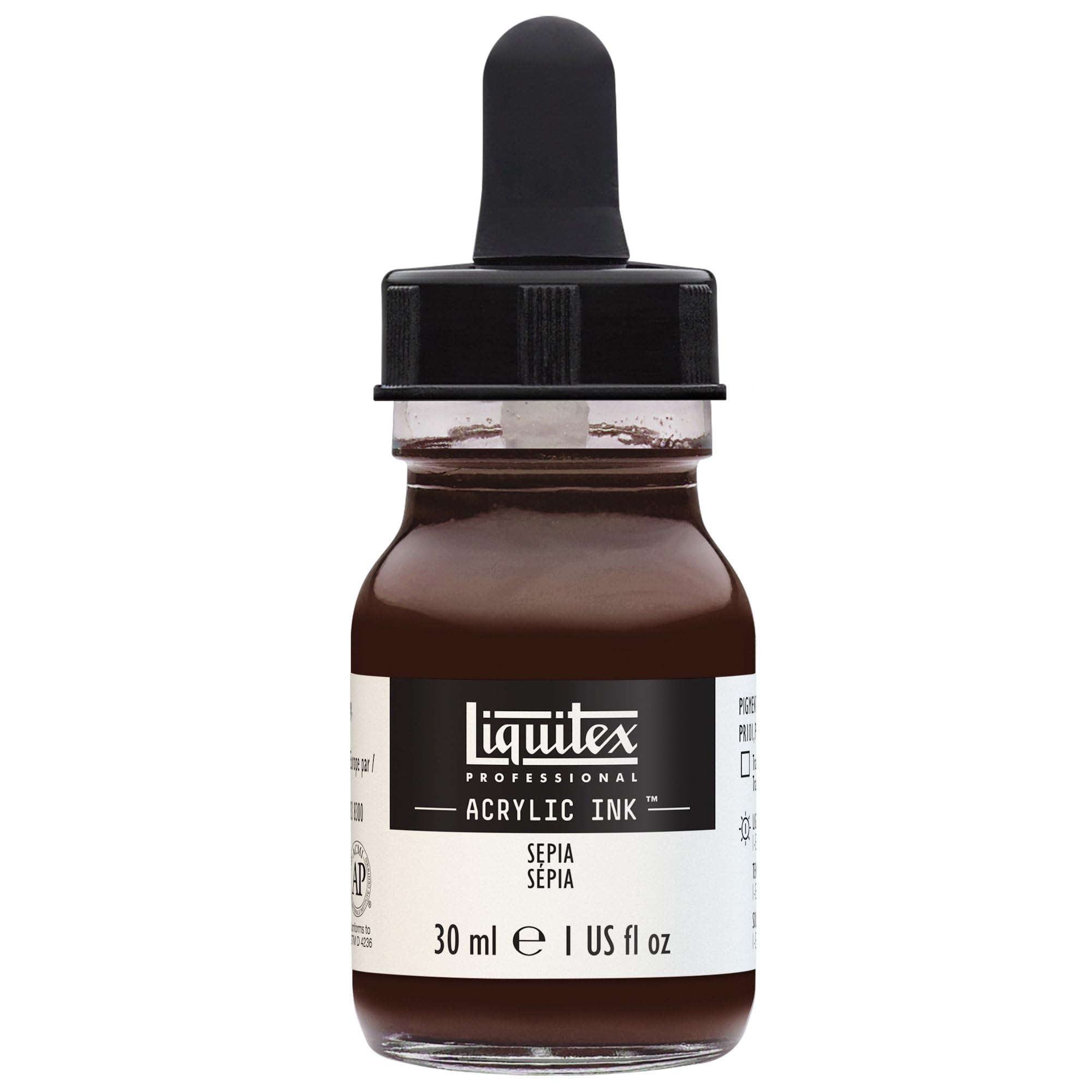 Liquitex 4260609 Liquid Professional Acrylic Paints - Ink, 30 ml, Highly Pigmented Airbrush Paint, Sepia