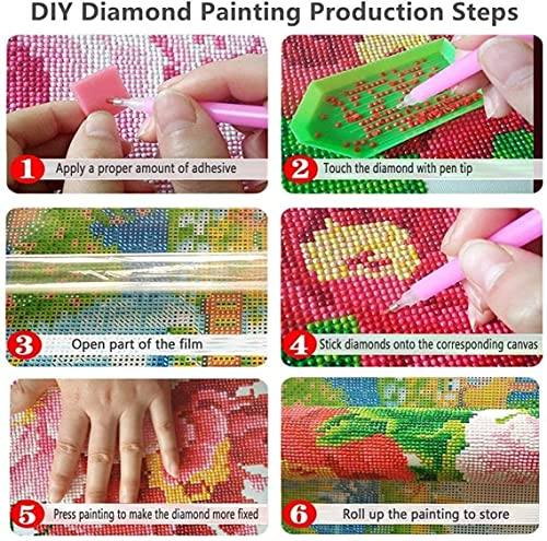 Kits de peinture diamant 5D cerf pour retrouver le calme et créer une œuvre d'art apaisante - 6