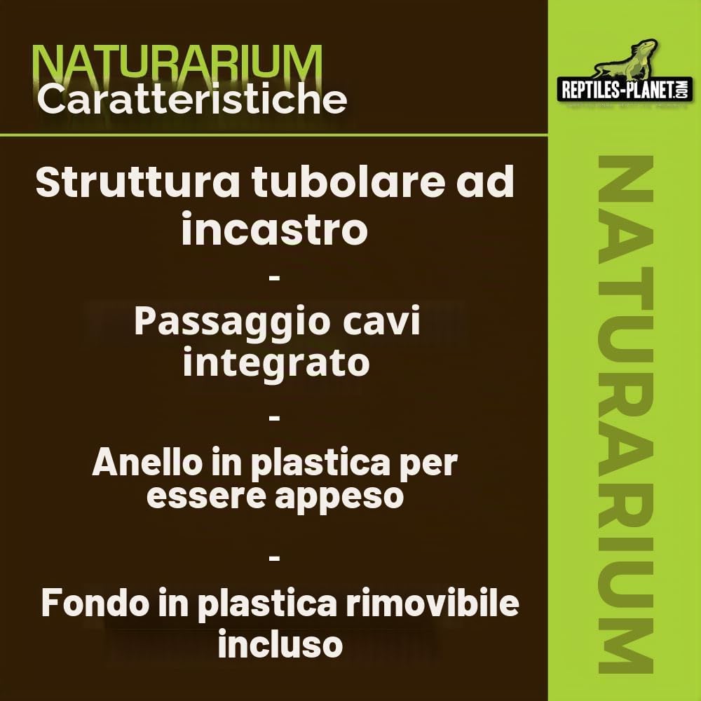 Reptiles Planet Terrarium Naturarium M 75 x 45 x 75 cm