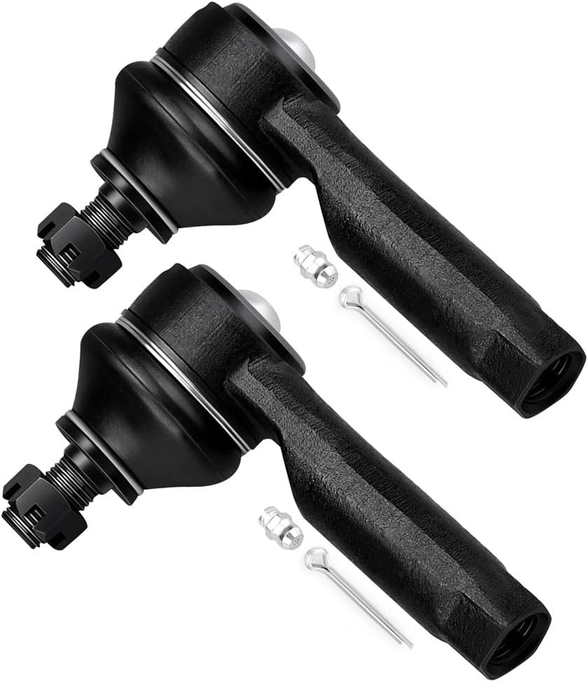 SCITOO 2pcs Suspension Kit 2 Front Outer Tie Rod End Link fit for 2005-2006 for Nissan for Altima ES800527