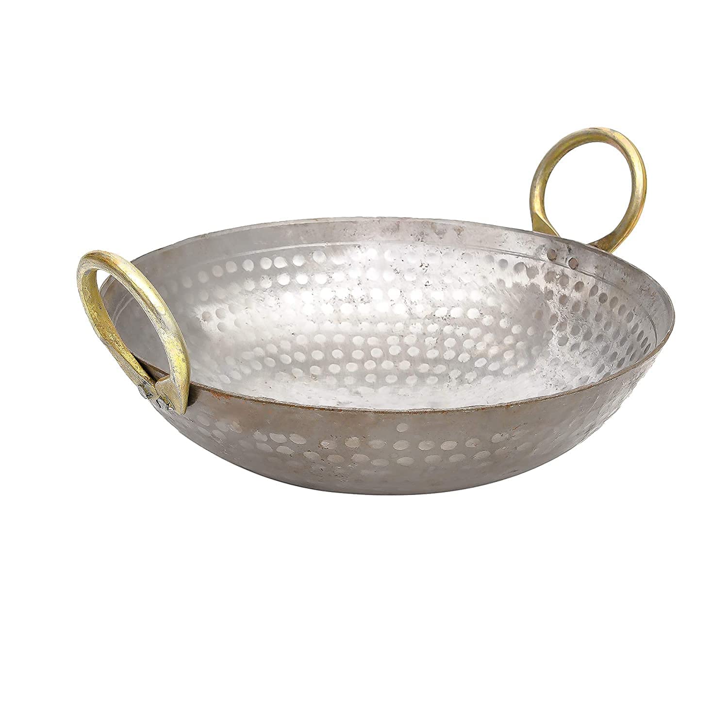 RBY Heavy Base Iron Matthar/Hammered Kadhai | Kadai with Handle for Kitchen | Deep Frying Kadai Free Stainless Steel Scrubber (9 LTR) (B0CNJW1B43) Amazon Price History, Amazon Price Tracker
