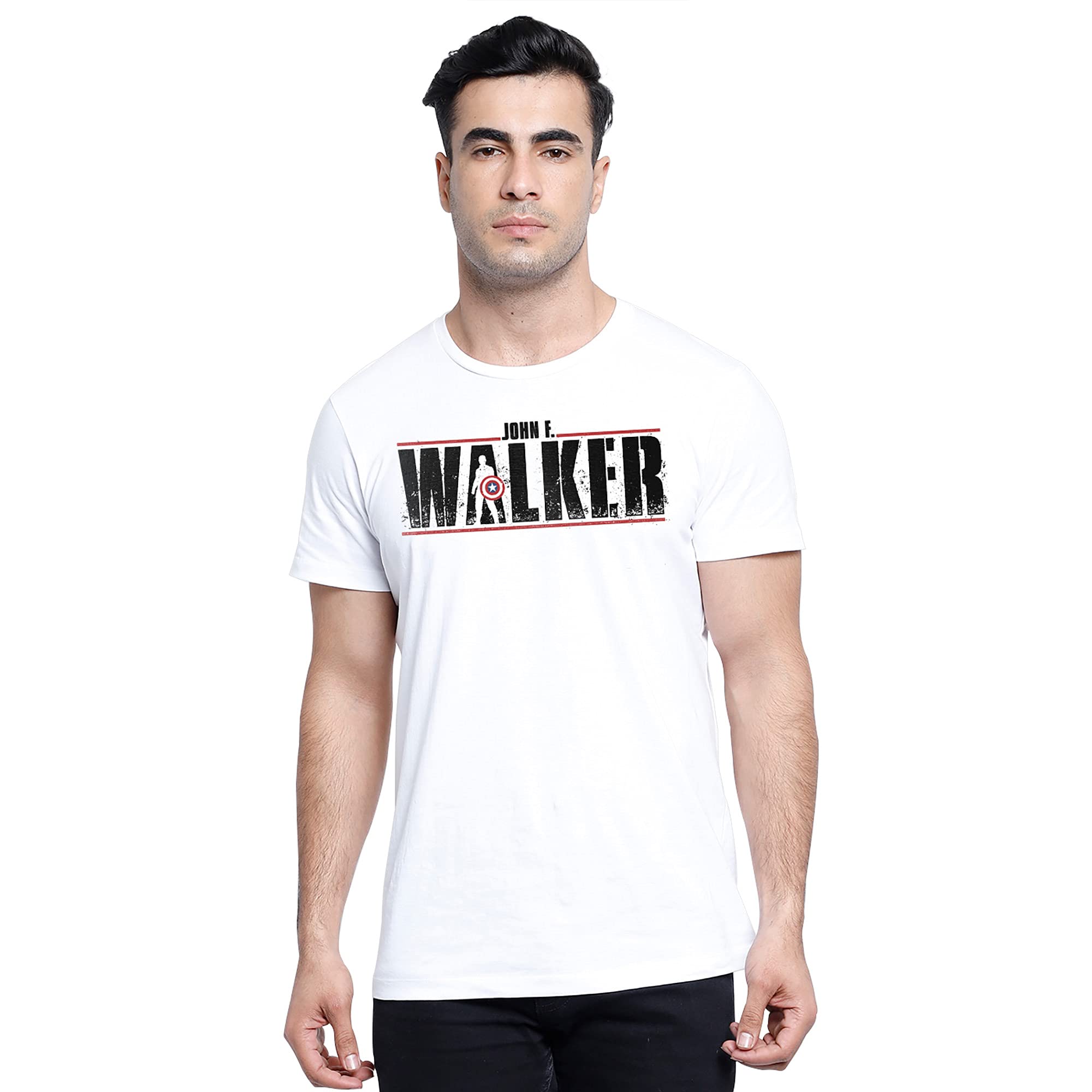 Free AuthorityThe Falcon and The Winter Soldier Printed Half Sleeve Tshirt for Men