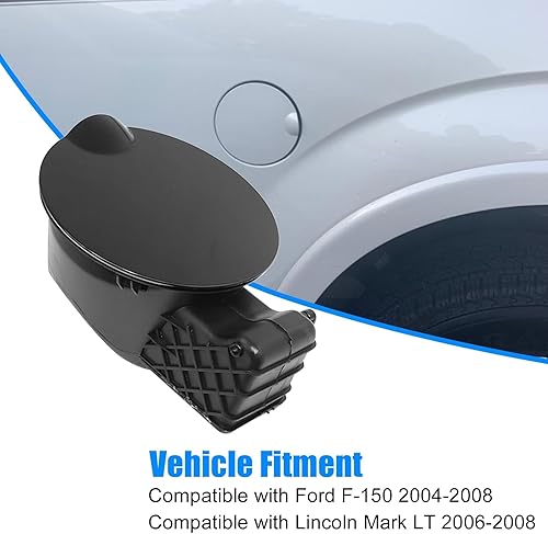 Miniatura 2 de FZJDSD Kit de tapa de puerta y tapa de puerta de llenado de combustible compatible con Ford F-150 2004-2008, apto para Lincoln Mark LT 2006-2008